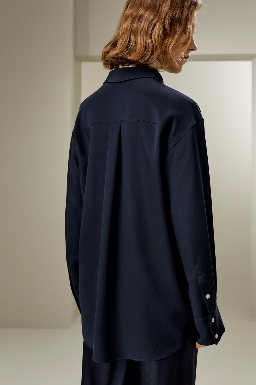 The One Relaxed Fit Silk Shirt
