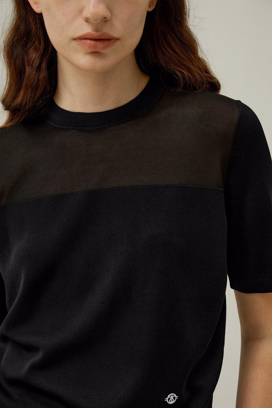 Geavanceerd Dubbel Gebreid Zijde T-Shirt