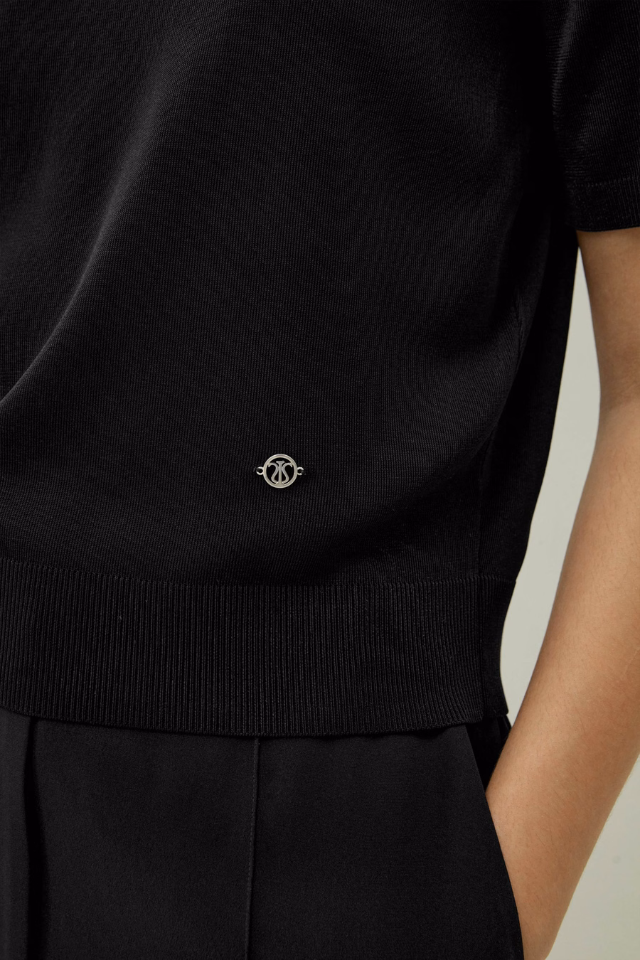 Geavanceerd Dubbel Gebreid Zijde T-Shirt