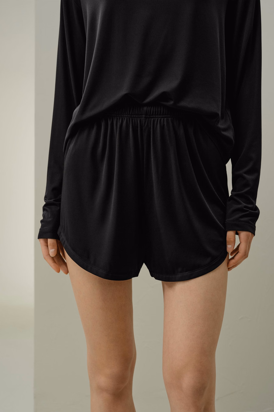 Silk Breeze Jersey Comfort Flowy Shorts