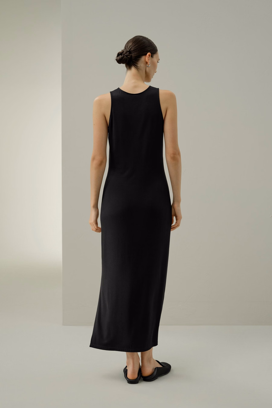 Silk Breeze Jersey Bodycon Maxi Dress