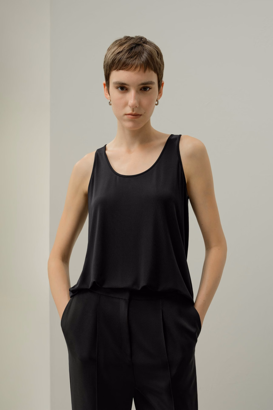 Silk Breeze Jersey Scoop Tanktop