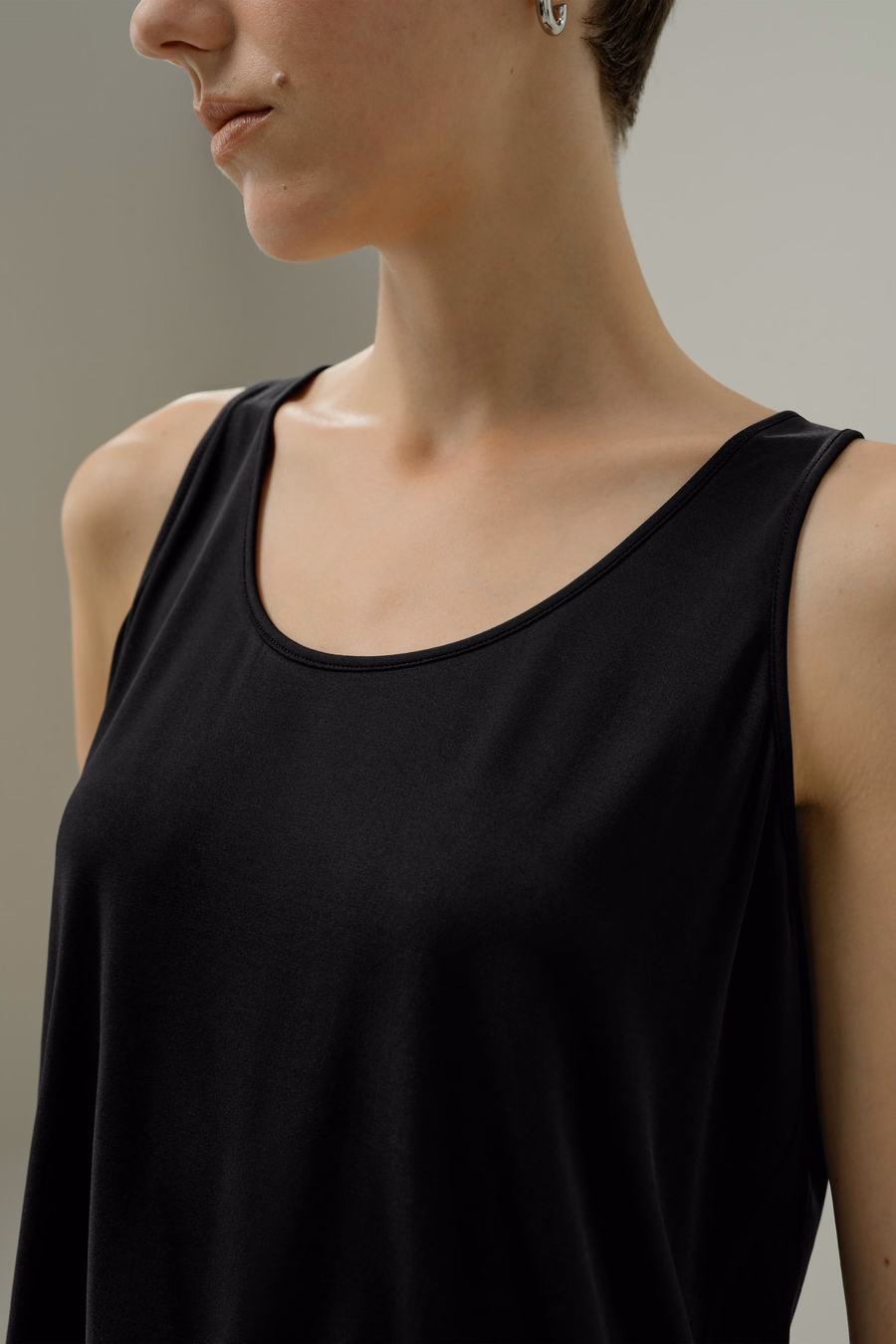 Silk Breeze Jersey Scoop Tanktop