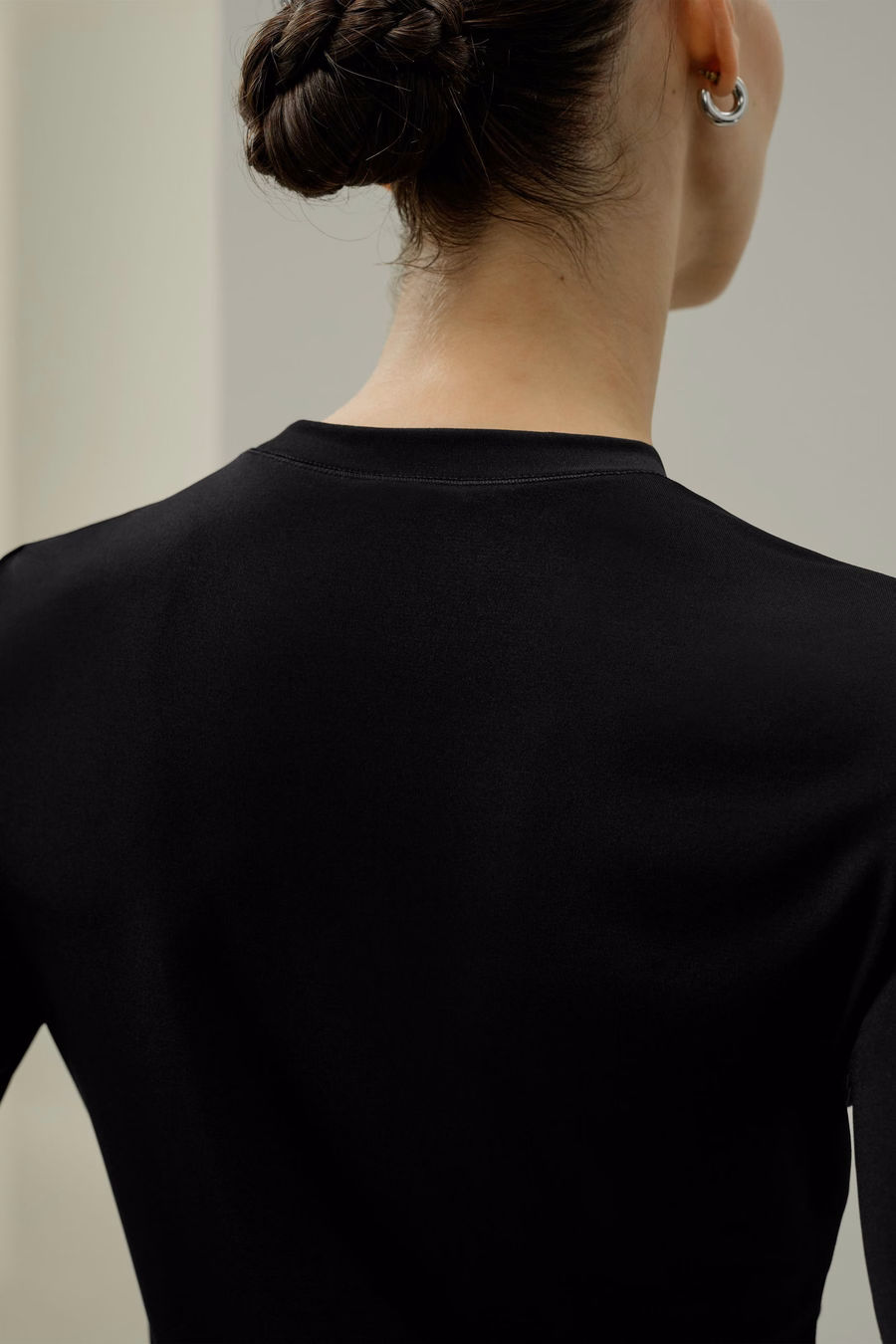 Zijde Breeze Jersey Lange Mouwen Slinky Top