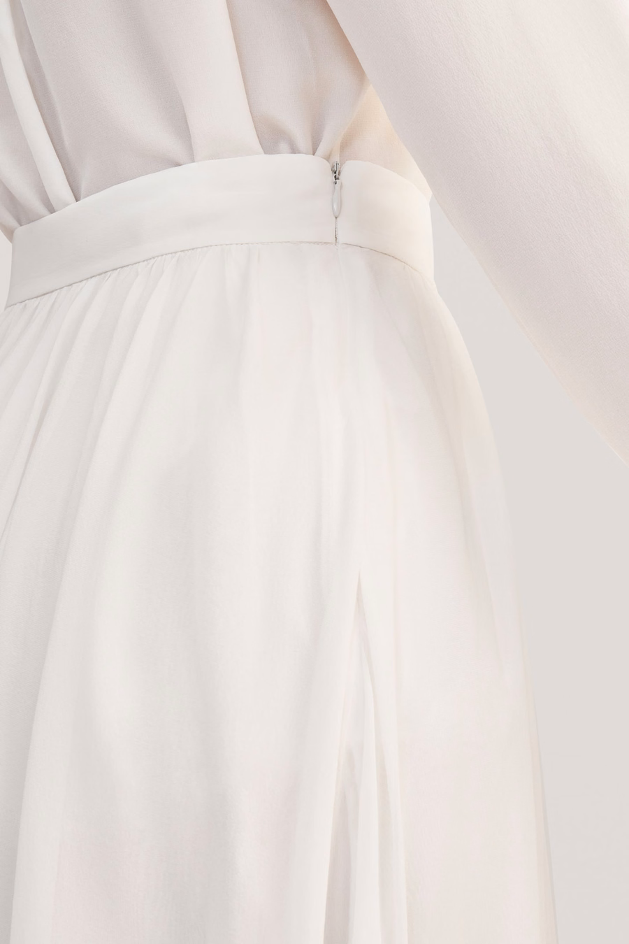 Dubbele laag Zijde Tulle Rok