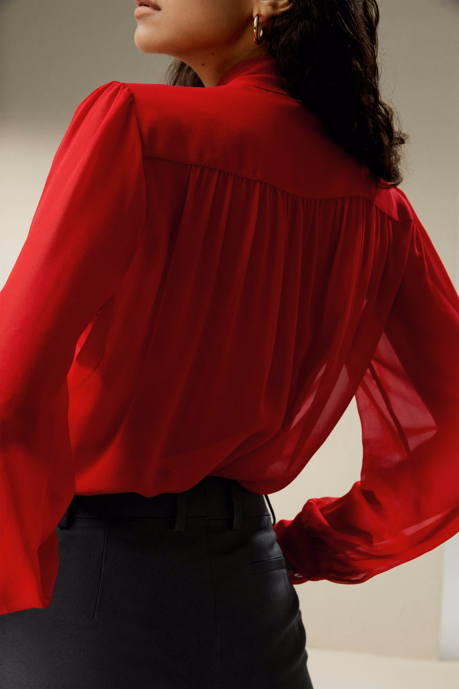 Strikzijde jasmijn blouse