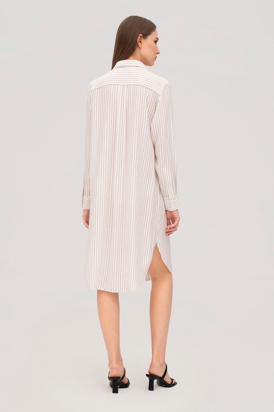 Gestreepte Freesia Shirtjurk