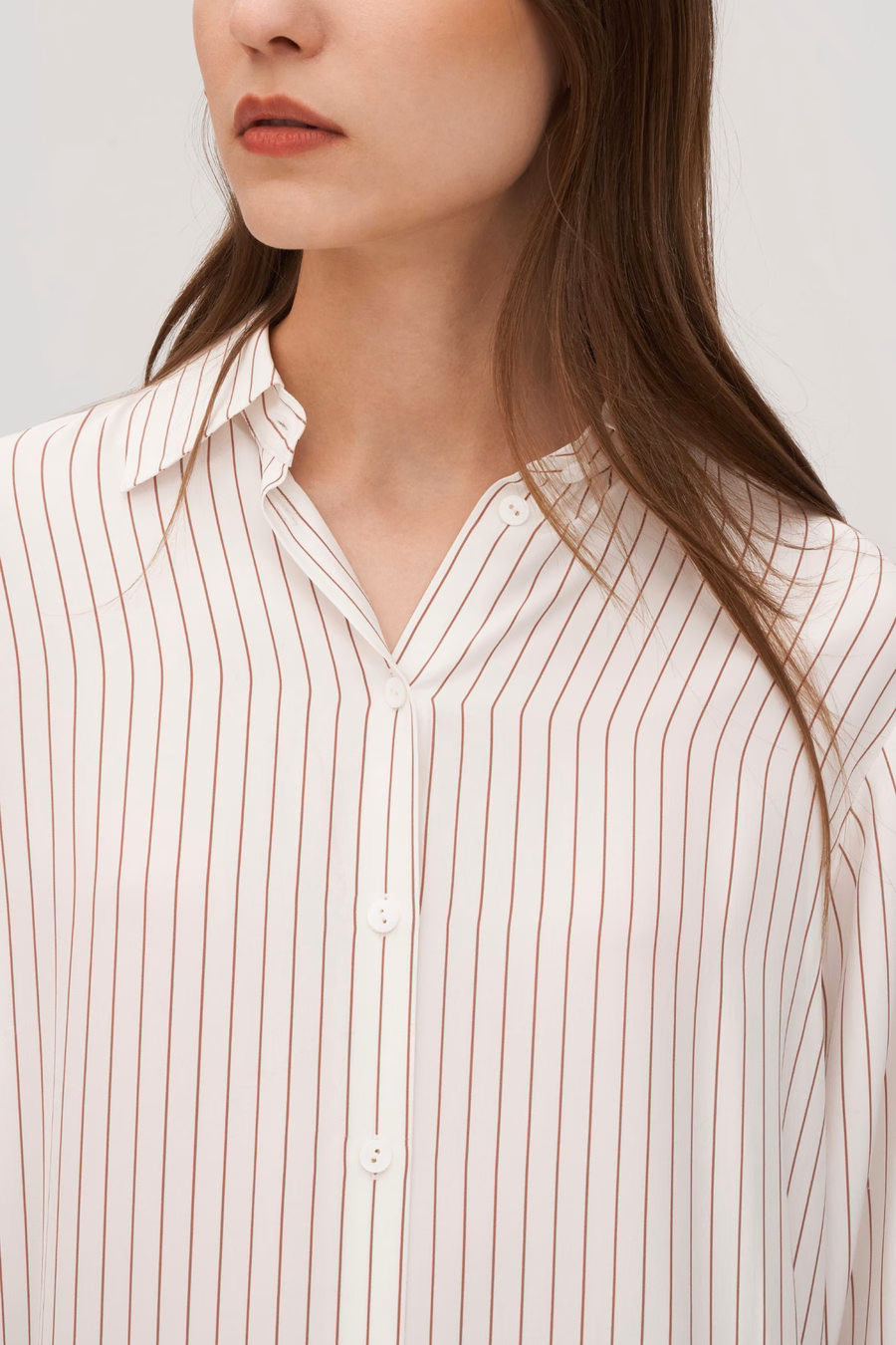 Gestreepte Freesia Shirtjurk