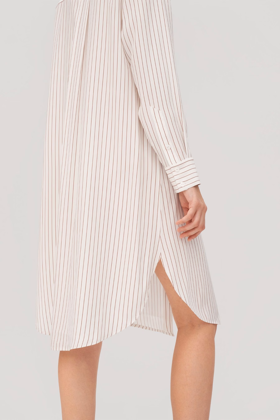 Gestreepte Freesia Shirtjurk