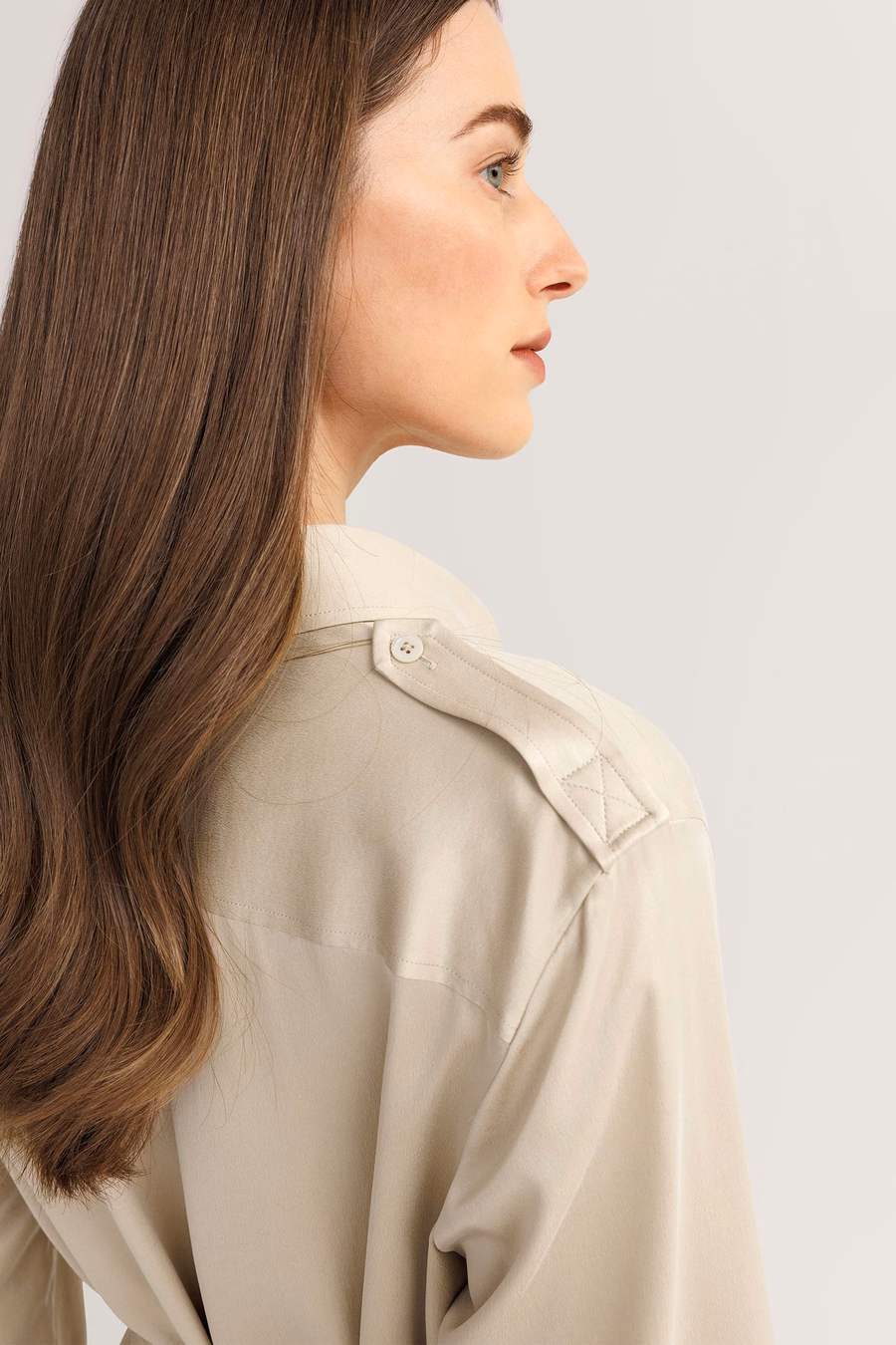 Zandgewassen Pocket Trench Dress