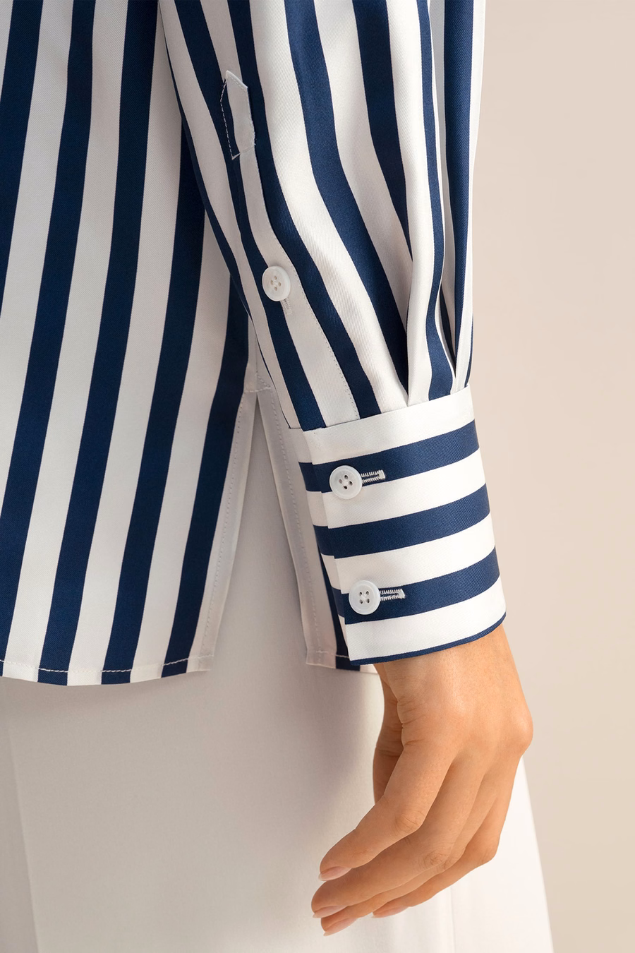 Amalfi Stripe Zijde Shirt