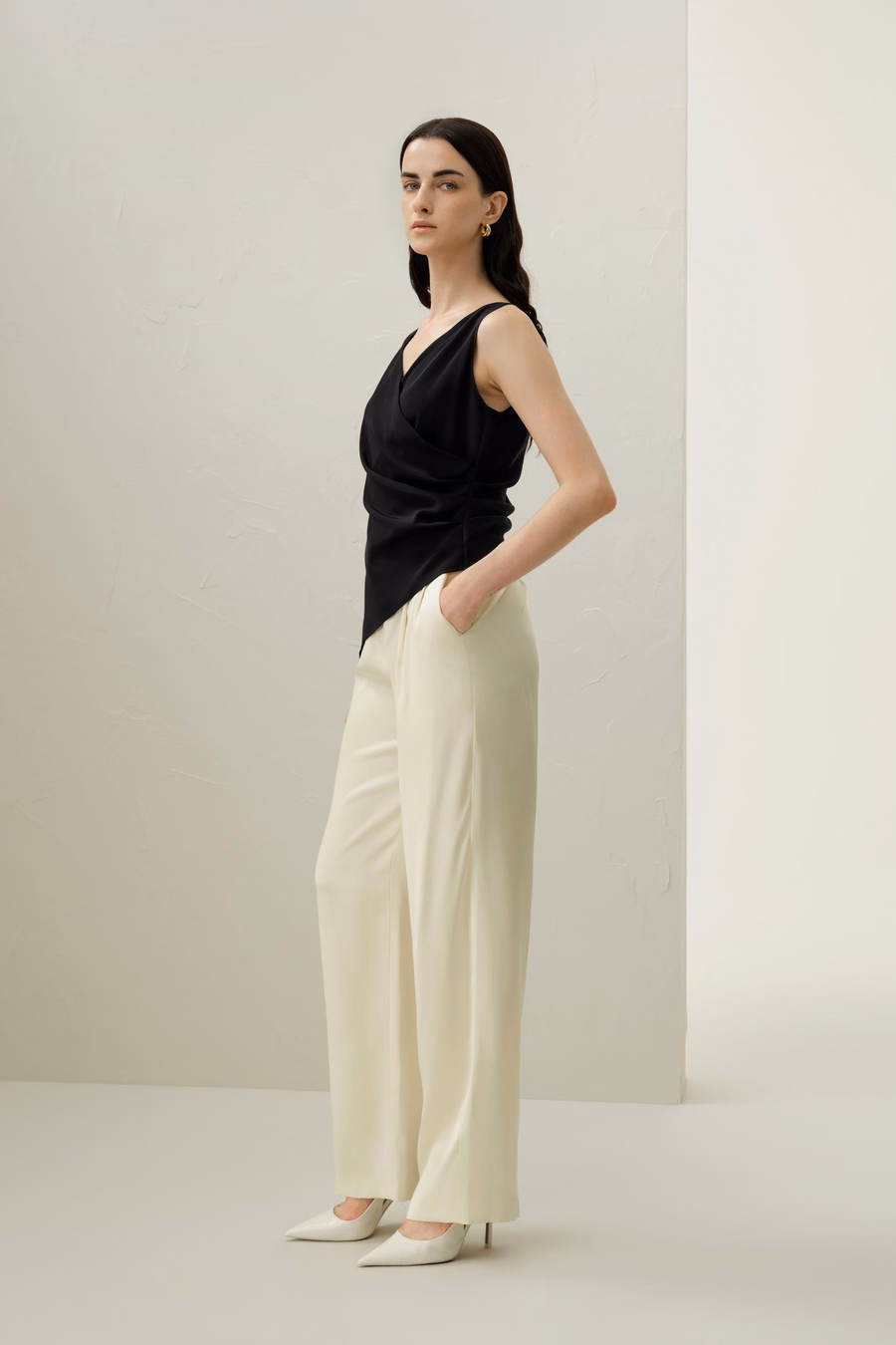 Élise V-hals Top