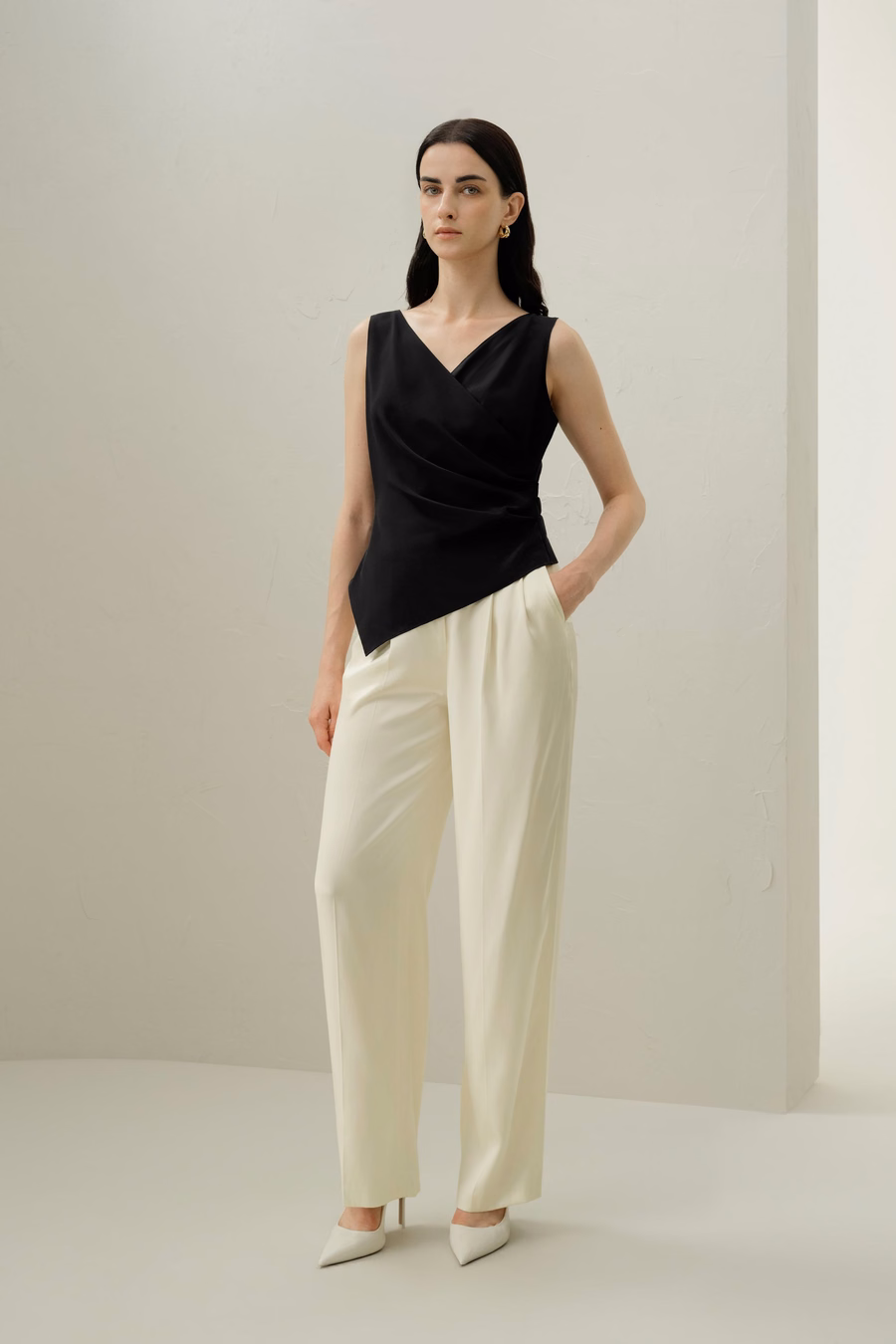 Élise V-hals Top