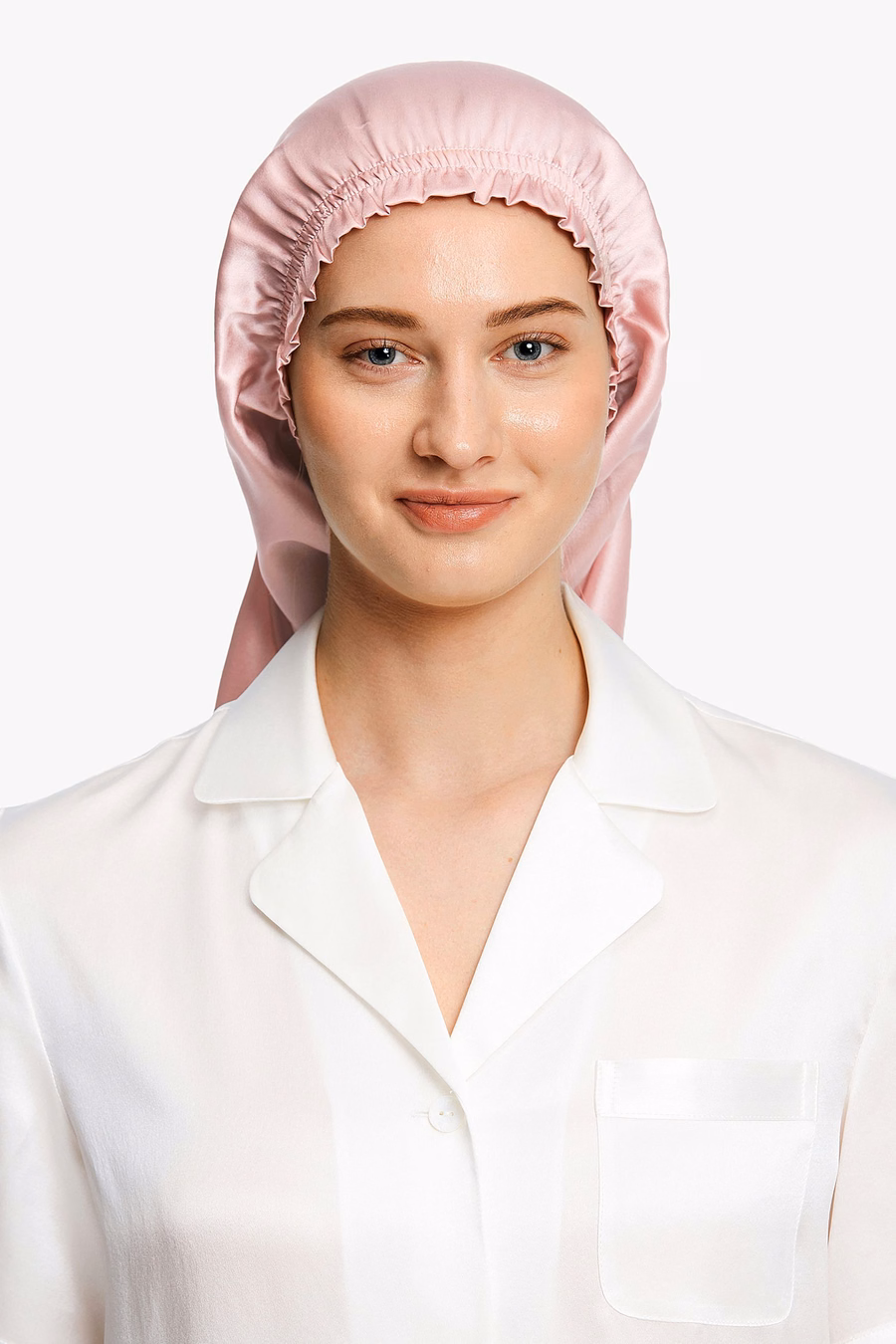 Elegant Night Silk Bonnet