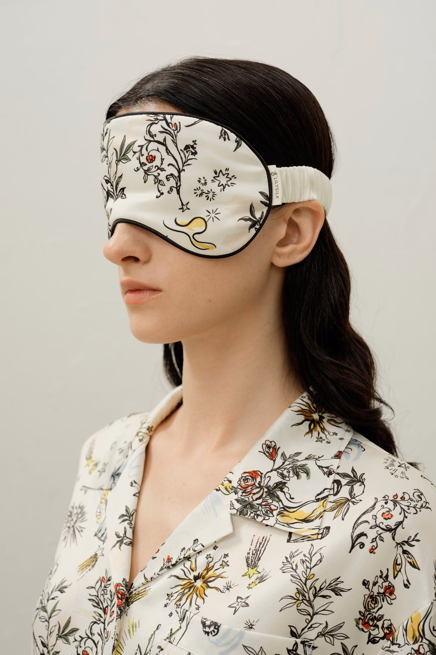 Libra Zodiac Silk Eye Mask