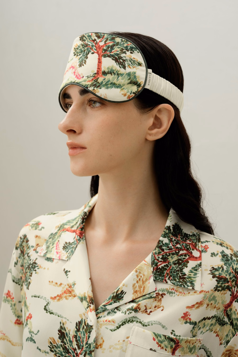 Aries Zodiac Silk Eye Mask